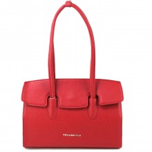Каркасная женская сумка Voila 58311 красная