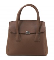 Каркасная женская сумка Voila 51768 коричневая