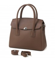 Каркасная женская сумка Voila 51768 коричневая