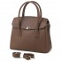 Каркасная женская сумка Voila 51768 коричневая фото 1