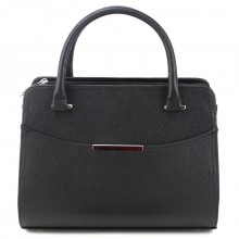 Классическая деловая сумка с жестким каркасом Voila 7951-1 черная