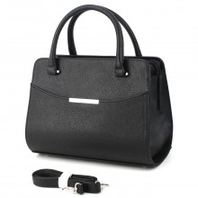 Классическая деловая сумка с жестким каркасом Voila 7951-1 черная