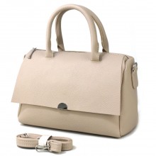 Классическая женская сумка из экокожи Voila 53164 бежевая