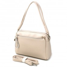 Небольшая сумка-кросс-боди Voila 524154 бежевая