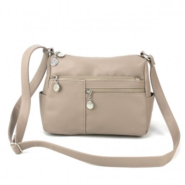 Заказать Женская сумка кросс-боди Voila 52872 бежевая в Intersumka.ua