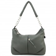 Жіноча сумка-хобо Voila 572171 сіро-зелена
