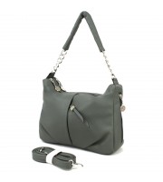 Женская сумка-хобо Voila 572171 серо-зеленая