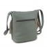 Сумка мессенджер женская из экокожи Voila 678171 серо-зеленая фото 5