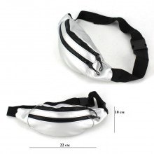 Сумка напоясная VOILA 2905205 серебристая