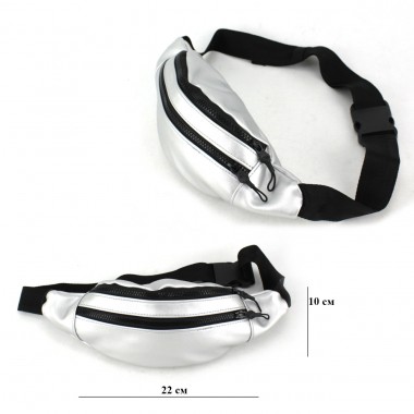 Заказать Сумка напоясная VOILA 2905205 серебристая в Intersumka.ua