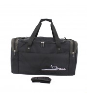 Сумка спортивная Wallaby 437 черная с хаки