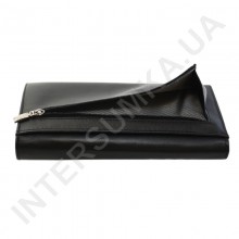 Жіночий шкіряний гаманець з зовнішньої монетницею BK Leather 501-01 (Туреччина) чорний гладкий