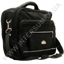 Сумка чоловіча напівкаркас з пластмасовою ручкою Wallaby 2513 чорна