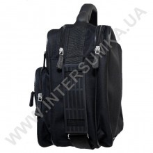 Сумка мужская на два відділення з пластмасовою ручкою Wallaby 2651 чорна