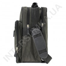 Сумка чоловіча вертикальна два відділи з гумовою ручкою Wallaby 2437 хакі