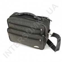 Сумка чоловіча на 2 відділення напів-каркас з пластмасовою ручкою Wallaby 26531 хакі