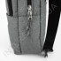 Рюкзак городской на одной лямке (слинг) на два отдела Wallaby 112 серый. фото 13