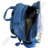 Рюкзак дитячий YO з ортопедичною спинкою 114 тачки синій на 2 відділи фото 4