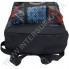 Рюкзак молодежный Wallaby 1353 черный с синим рисунком фото 5