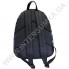 Рюкзак молодежный Wallaby 1353 черный с синим рисунком фото 6