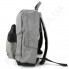 Рюкзак молодежный Wallaby 1356 светло - серый фото 2