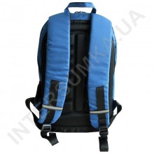 Міський рюкзак Wallaby 149 блакитний з чорним з ортопедичною спинкою