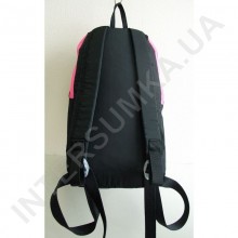 Рюкзак міський молодіжний Wallaby 151 чорний з рожевим оздобленням