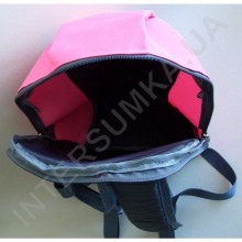 Рюкзак городской молодежный Wallaby 151 ярко-розовый с серой отделкой