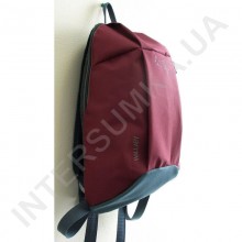 Рюкзак городской молодежный Wallaby 151 бордовый с серой отделкой