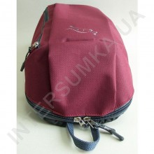 Рюкзак городской молодежный Wallaby 151 бордовый с серой отделкой
