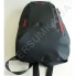Рюкзак городской молодежный Wallaby 151 черный с красной отделкой фото 4