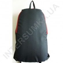 Рюкзак городской молодежный Wallaby 151 черный с красной отделкой