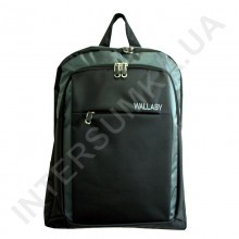 Рюкзак під ноутбук Wallaby 156 чорний з сірою вставкою