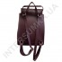 Женский рюкзак Wallaby 174484 темно-бордовый ЭКОКОЖА фото 3