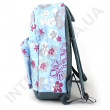 Рюкзак молодежный Wallaby 1354 голубой цветочек