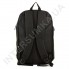 Городской рюкзак EBOX 61915 чёрный с боковыми карманами и синей змейкой фото 4