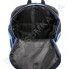Городской рюкзак EBOX 61915 чёрный с боковыми карманами и синей змейкой фото 1
