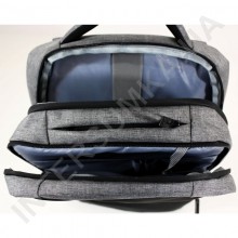 Городской рюкзак EBOX 71015 black_grey 2 отдела + отдел под ноутбук+usb