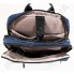 Міський рюкзак WALLABY 9304 blue 2 відділа + відділ під ноутбук + usb фото 3
