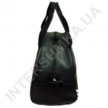 Сумка дорожньо-спортивна Wallaby 313 чорна, накатка три смуги