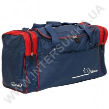 Сумка спортивная Wallaby 430 синяя c красными вставками