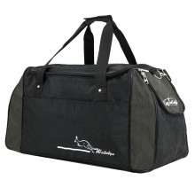 Сумка спортивна Wallaby 447 чорна зі вставками кольору хакі