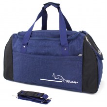 Сумка спортивная Wallaby 447 синяя с черными вставками