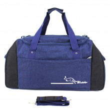 Сумка спортивная Wallaby 447 синяя с черными вставками