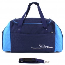 Сумка спортивная Wallaby 447 синяя с голубыми вставками