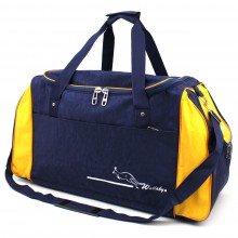 Сумка спортивная Wallaby 447 синяя с желтыми вставками