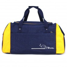 Сумка спортивная Wallaby 447 синяя с желтыми вставками