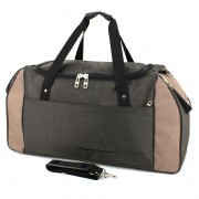 Сумка спортивная Wallaby 447 хаки с кофейными вставками 