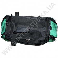 Сумка спортивная Wallaby 447 черная с серыми вставками