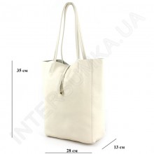 Жіноча сумка - шоппера з натуральної шкіри borsacomoda 845027